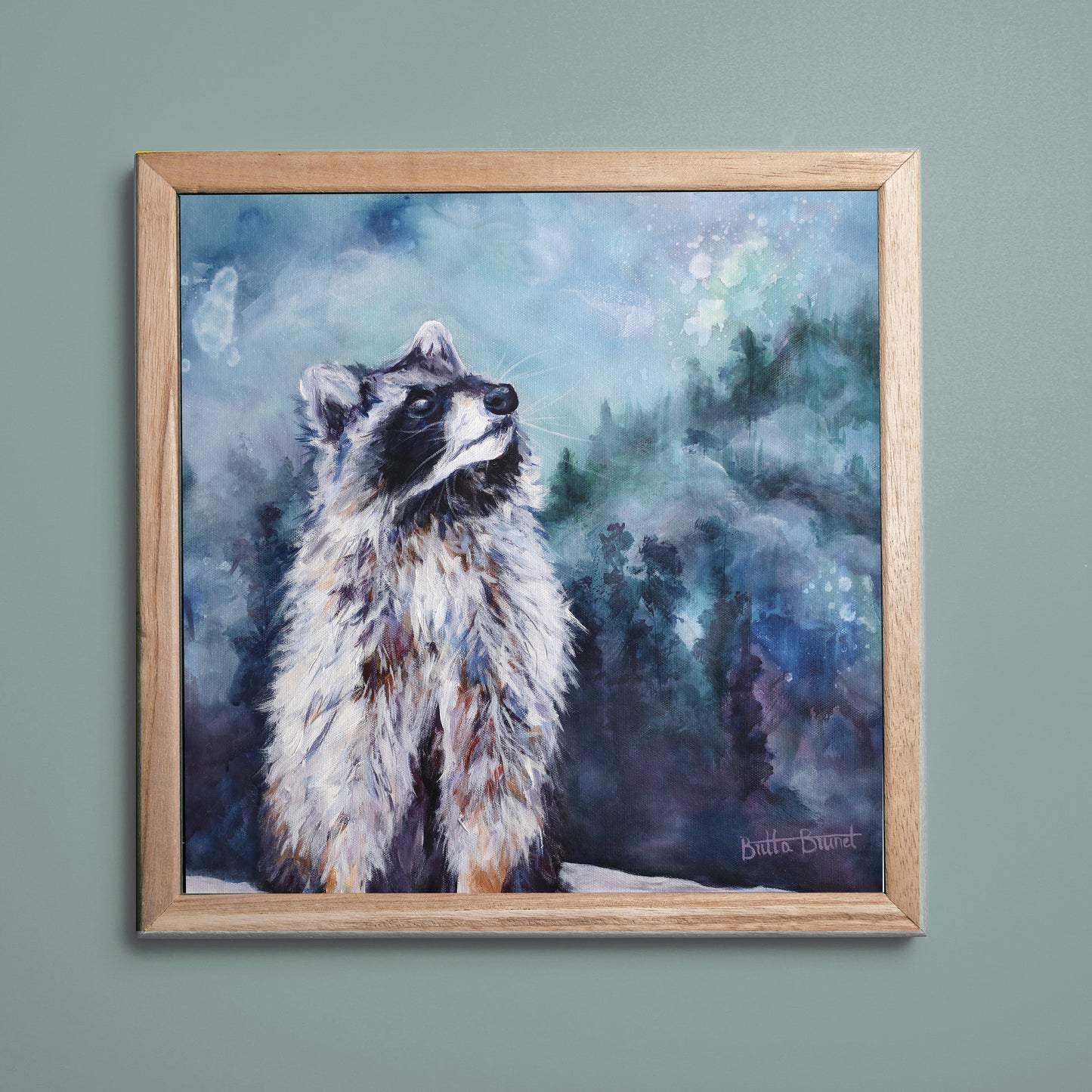 The Misty Cold Winter Print